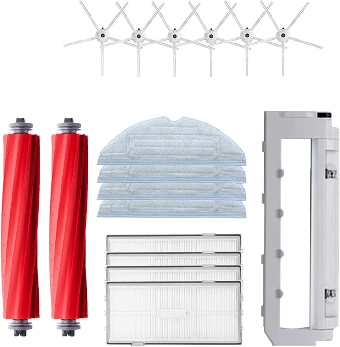 Compatible For Roborock，S7 / T7S / T7S Plus Sweeping Robot Side Brush Main Brush Filter Mop Cloth Cover Accessories.