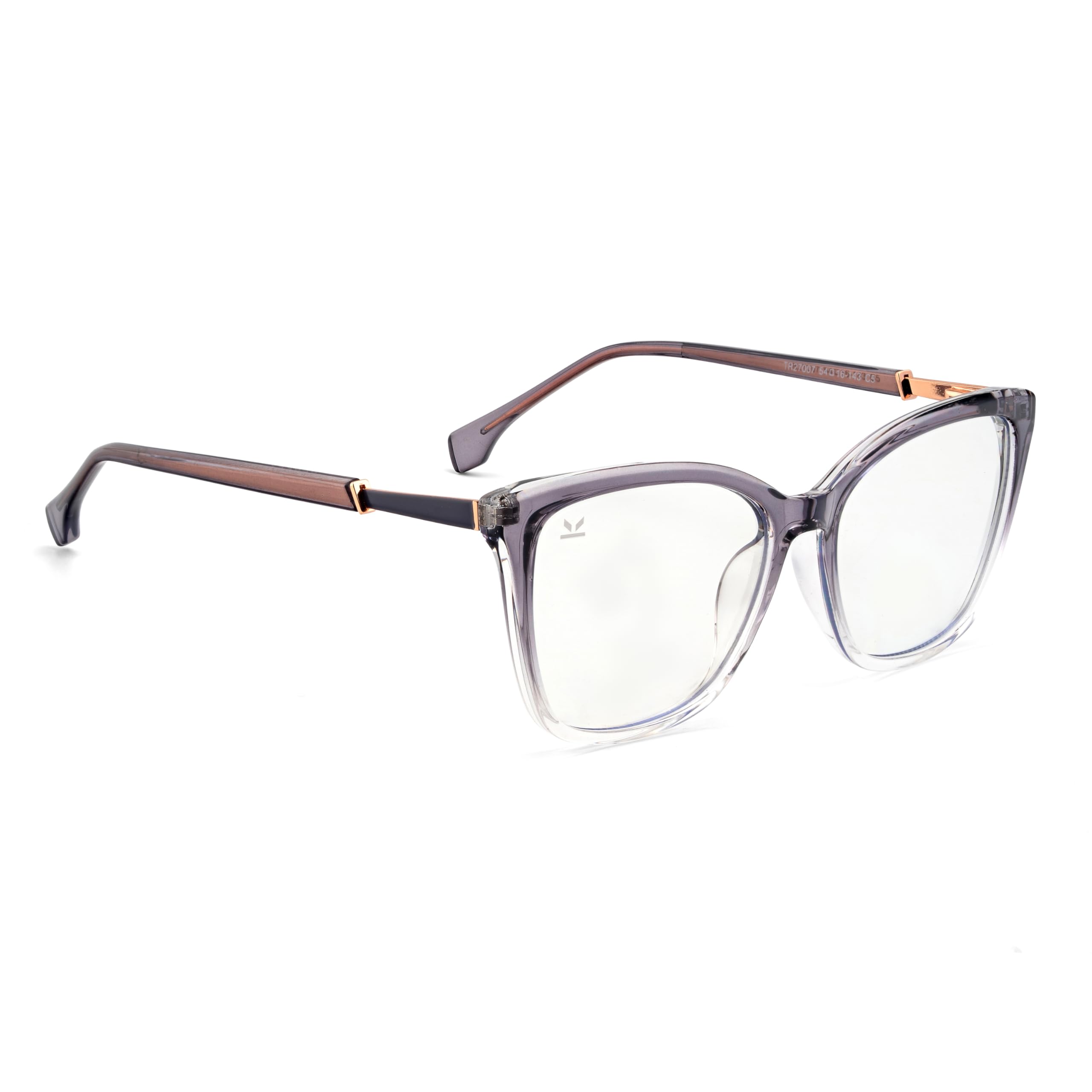 PERKEY Square Cat Eye Anti Glare Spectacles Frames For Women – OPTL0028-C2-image-1