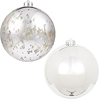 Vista 44 de XmasExp - Juego de 24 adornos de Navidad inastillables, bolas de árbol de Navidad, decoraciones para bolas de árbol de Navidad, 40 mm/1.57