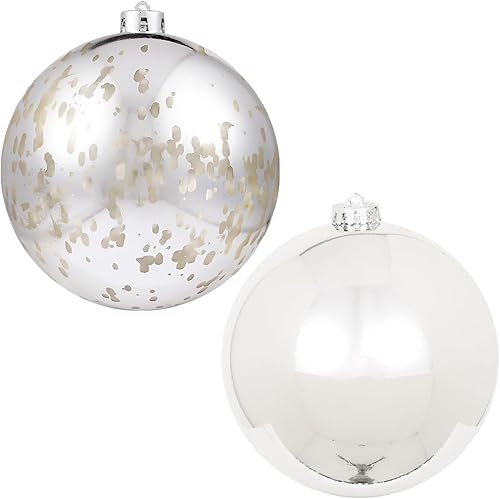 Miniatura 117 de XmasExp Juego de 24 mini esferas de Navidad inastillables para bolas de árbol de Navidad de 1.181 in/1.18 pulgadas (oro rosa)