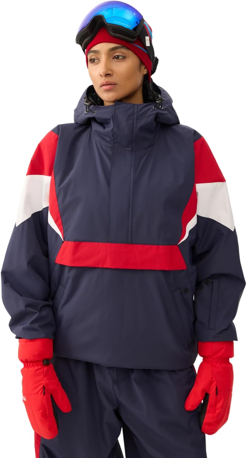 GSOU SNOW Men's Baggy Snowboard Jackets Waterproof Ski Jacket Women Insulated Pullover 2L Snow Coat - Image 4