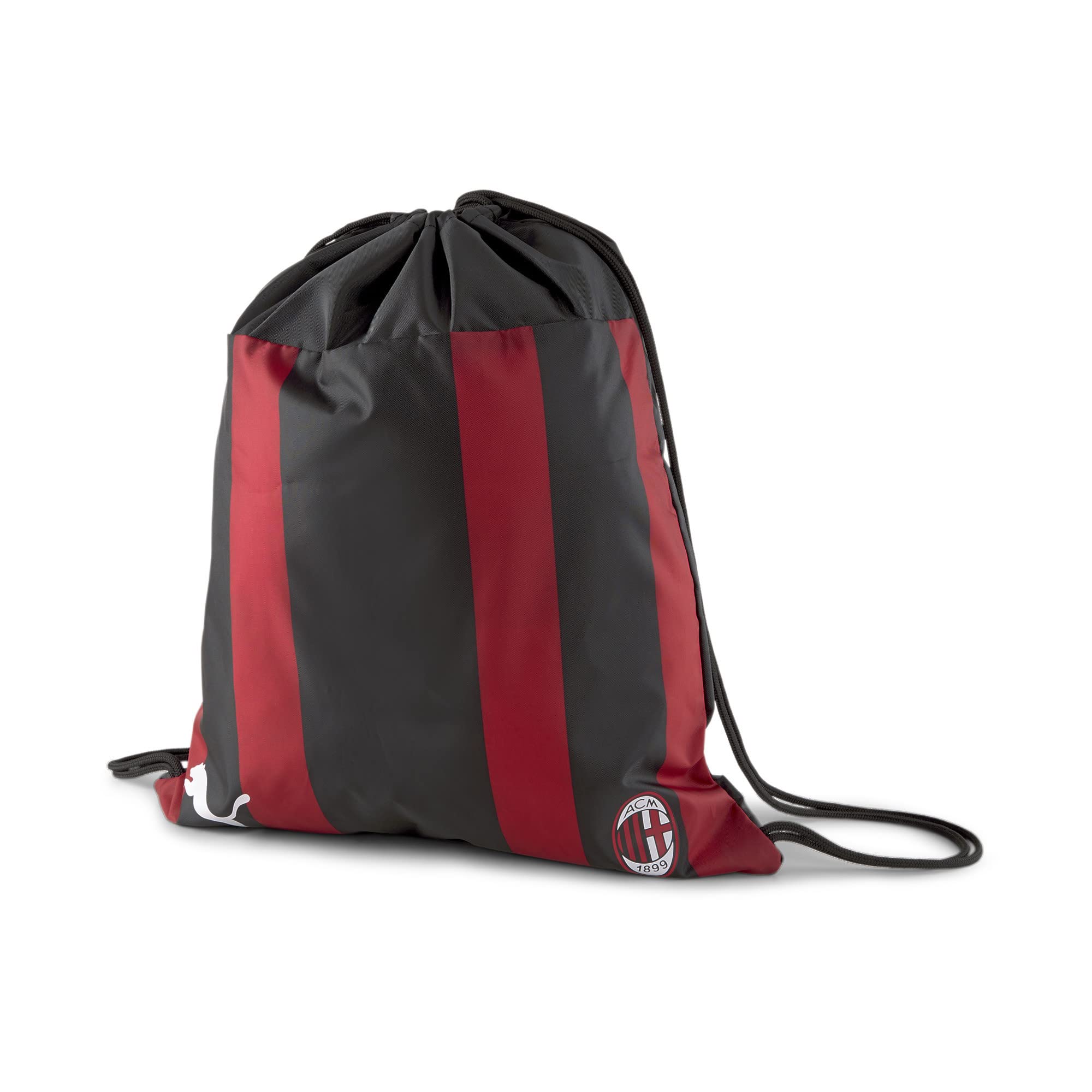 PUMA A.c. Milan Ftbl Core Gymsack Sacca da Palestra, Black-Tango Red, Taglia Unica Unisex-Adulto