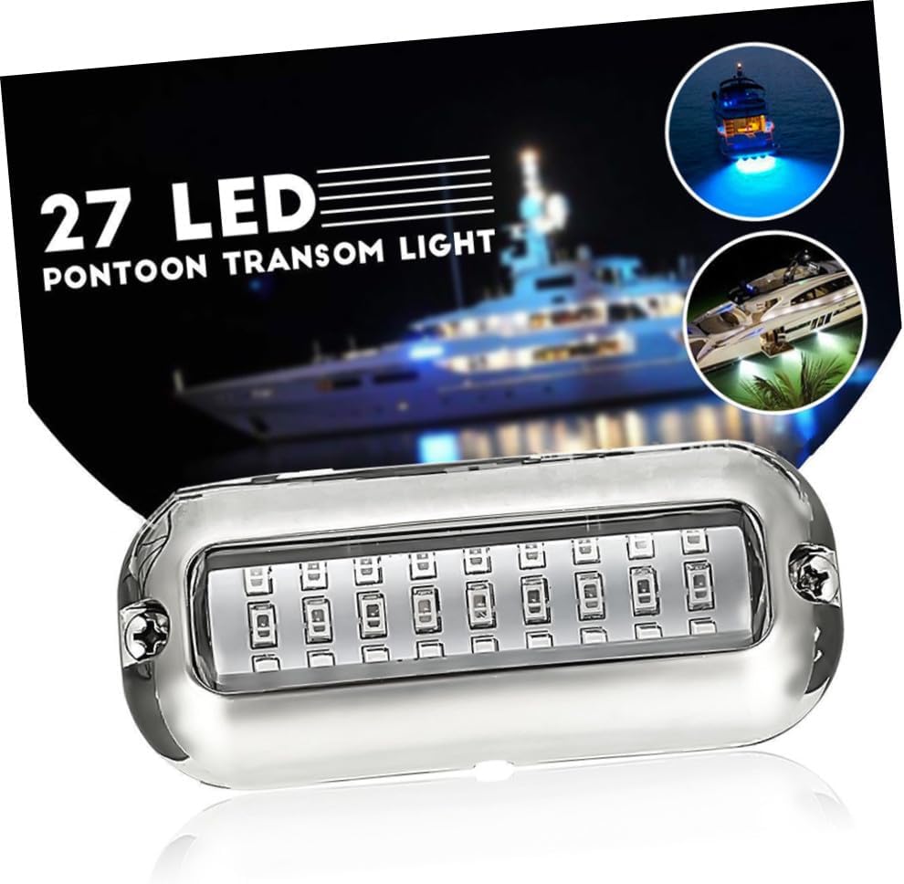 Stainless Lamp 50w 27 Led Underwater Light Waterproof Marine Lamp Efficient Led Technology