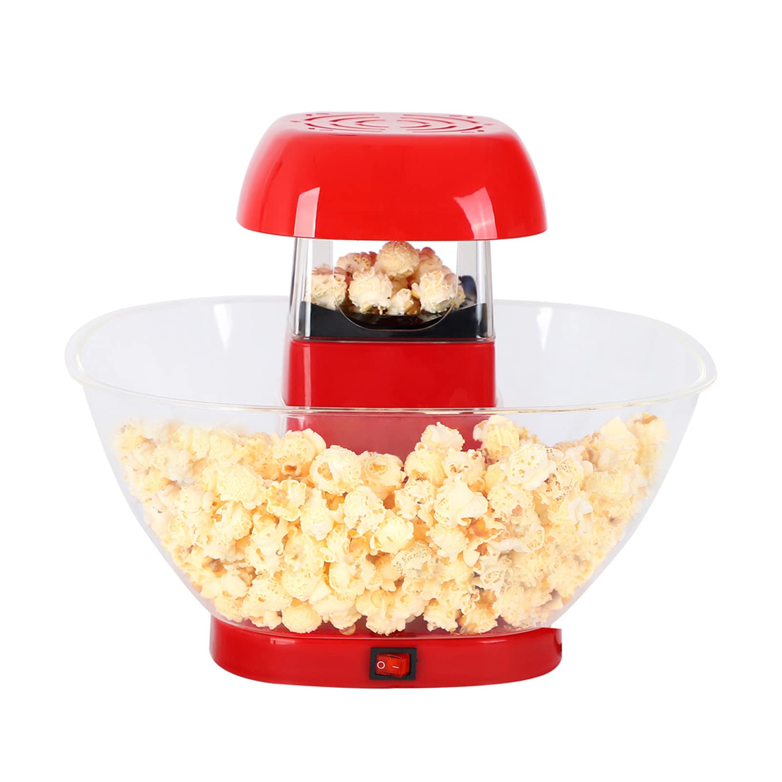 Macchina per Popcorn, Macchina per Popcorn 1200 W, Macchina per la Produzione di Popcorn ad Aria Calda per la casa, Popper per Pop Corn Senza Olio aggiornato, Formato familiare San