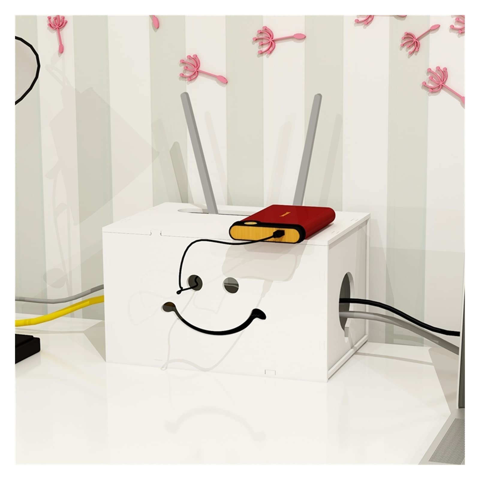 Organizator kabli Skrzynka kablowa skrzynka kablowa router Kabel Kabel zasilający Kabel zasilający Kabel zasilający Kabel zasilający Kabel zasilający