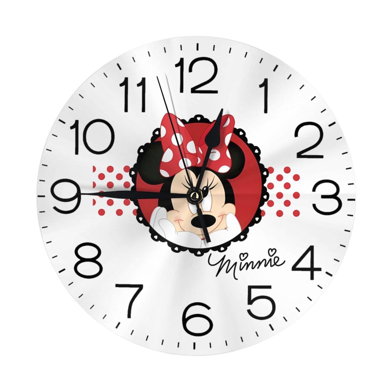 ミニーマウス壁掛け時計 Amazon.co.jp: ミニーマウス 掛け時計 おしゃれ 北欧 壁掛け時計 静音