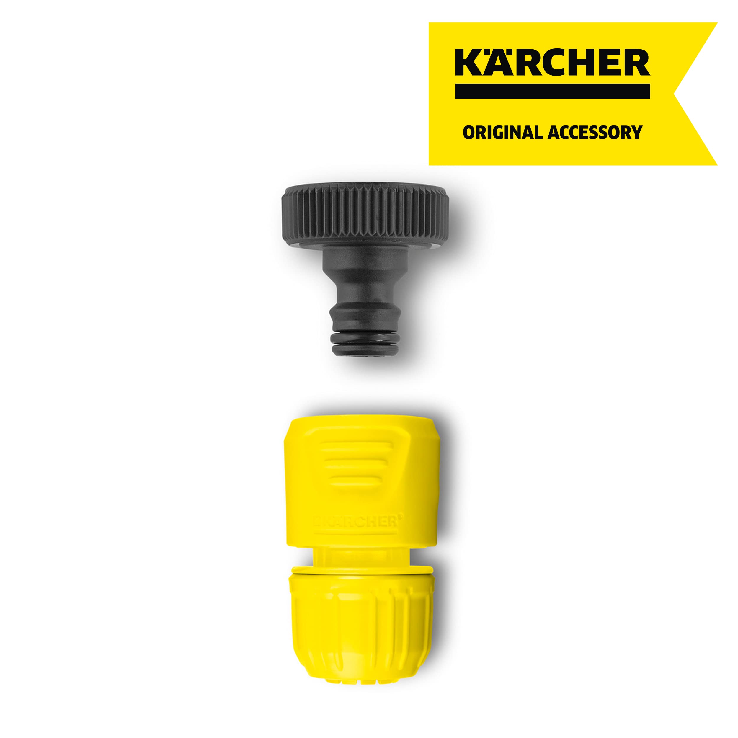 Kärcher 6.997-358 Kit de connexion de base, noir/jaune (Lot de 2)