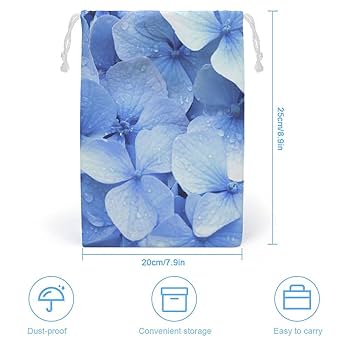 ちっちゃな巾着サシェ／詰替タイプ【紫陽花ピンク】 ちっちゃな巾着サシェ／詰替タイプ【紫陽花ピンク】