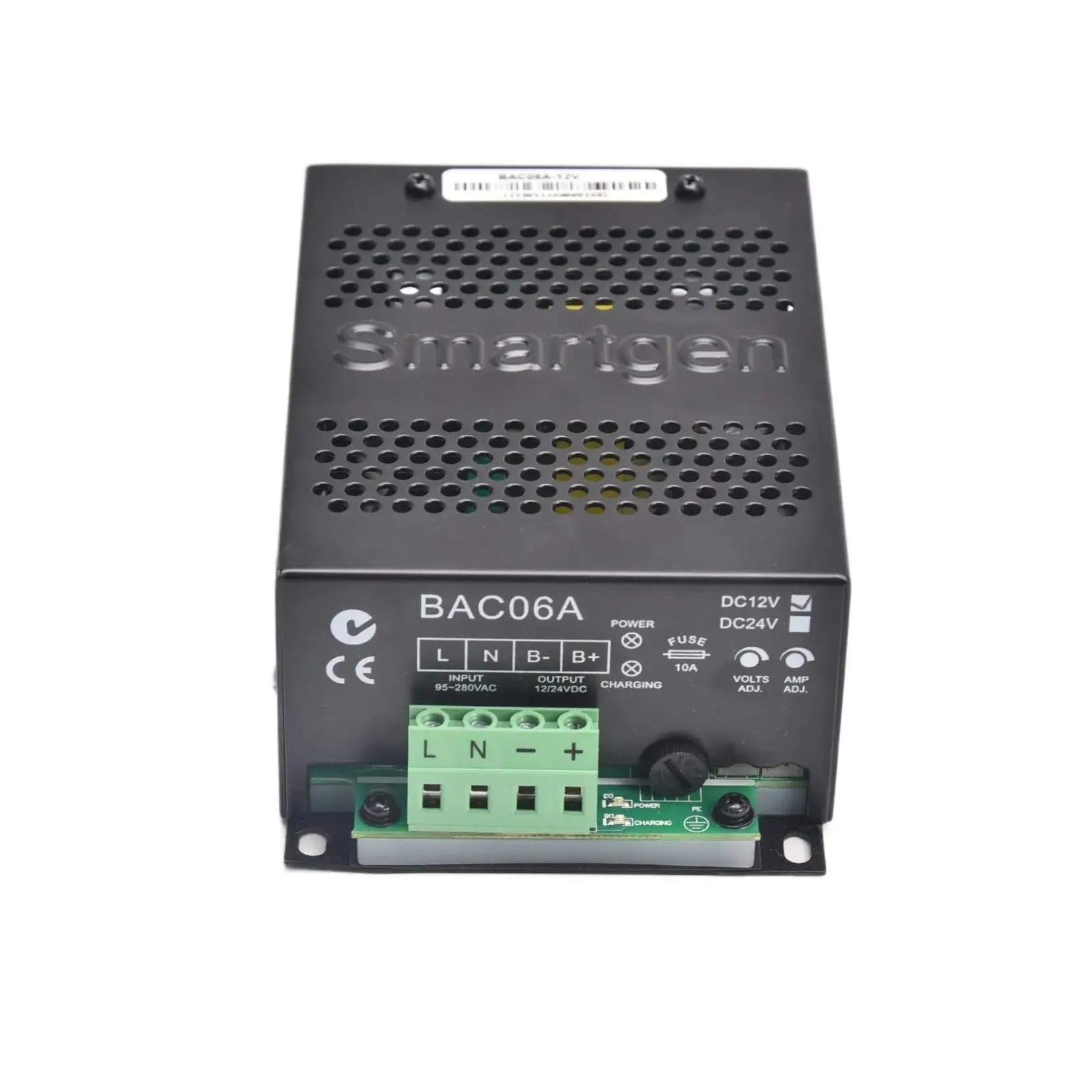 BAC06A 12 V 24 V Diesel generator zestaw akumulatorowy, inteligentna ładowarka, przełącznik, zasilacz, automatyczna bateria Float, BAC06A 12 V oryginalny)