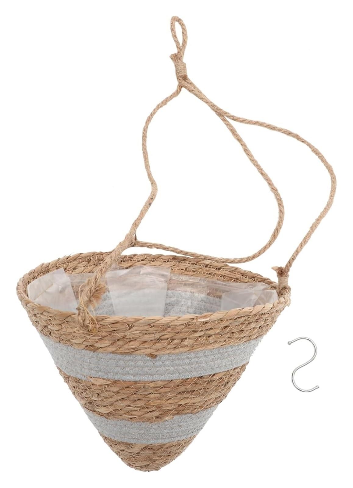 Caja de Almacenamiento de cestas, macetas Colgantes de Pared para Plantas de Interior, macetas Colgantes para Plantas de Interior