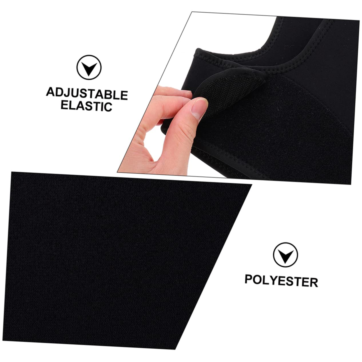 Healeved Men's Women's Shoulder Support Brace 2pcs Fitness Shoulder Pads Adjustable Straps for