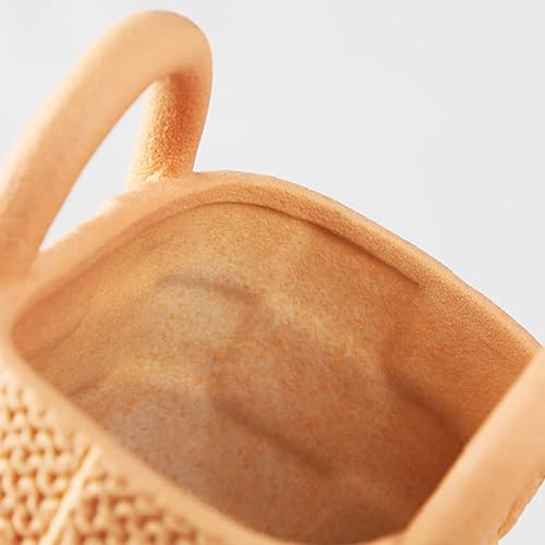 Miniatura 6 de Jarrón creativo de cerámica, moderno bolso Morandi con forma de bolso, florero floral de cerámica para centros de mesa de boda, arreglo floral,