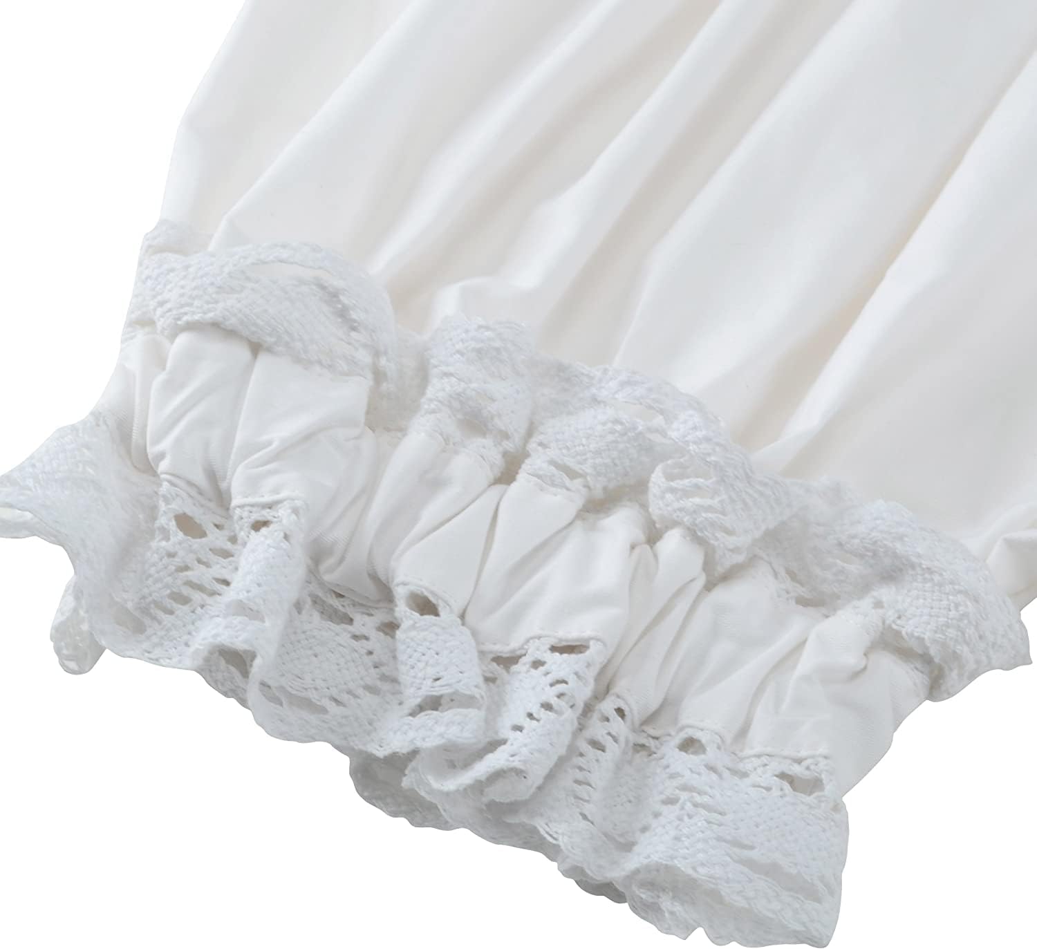 VSVO Women's Cotton Lace Lolita Maid Shorts Bloomers - Image 3