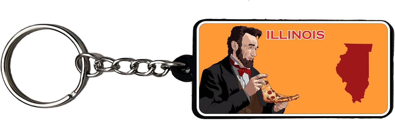 AMERICANPHOENIX Beautiful & Unique Keychains - USA Souvenir, Collectible Design,Flexible Silicone, Keyring Lanyard Accessory