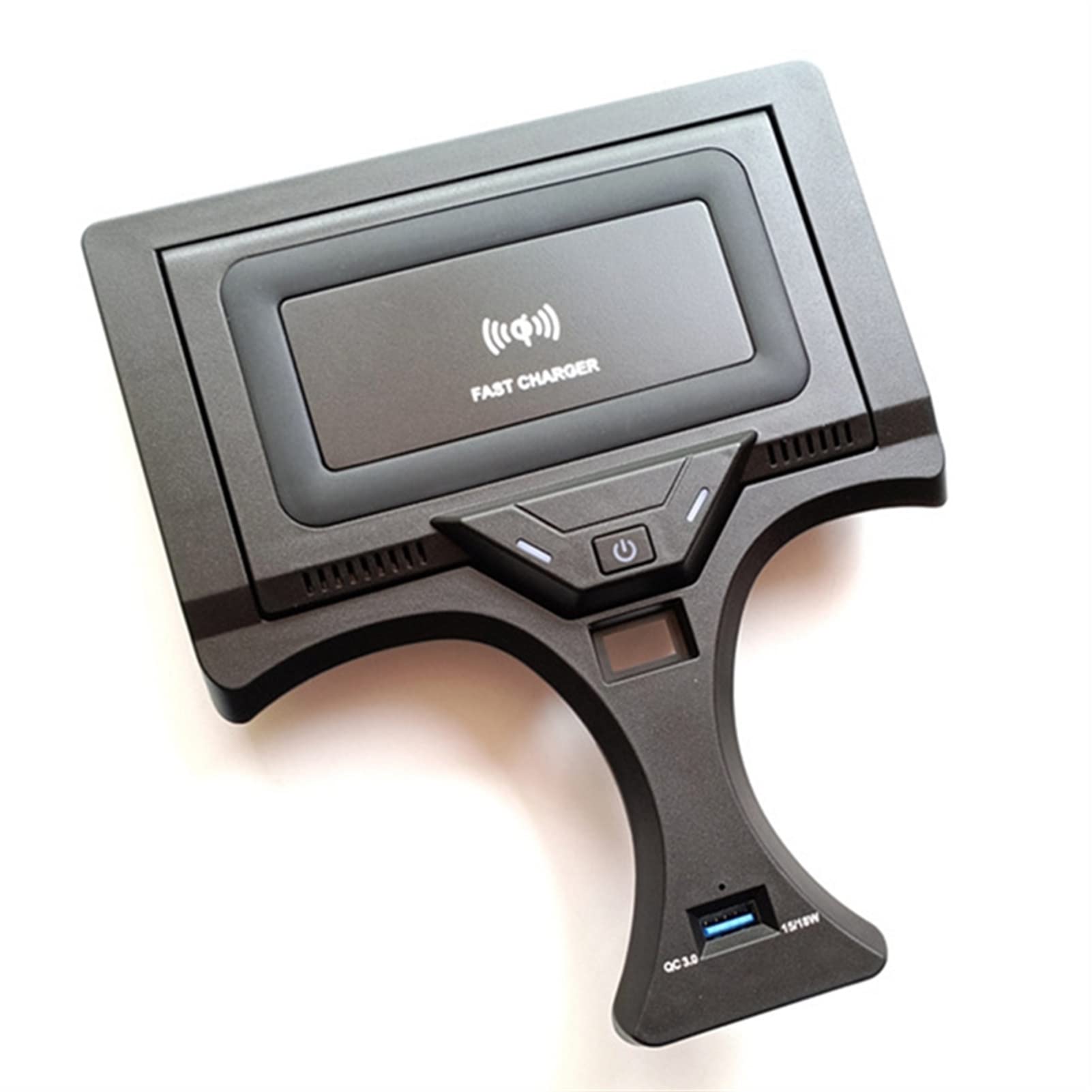 Cargador inalámbrico for Coche, Placa de Carga rápida for teléfono, for, for Serie 3 G20 G28 2020 2021 con Llave de Tarjeta NFC Cargador inalámbrico para Coche