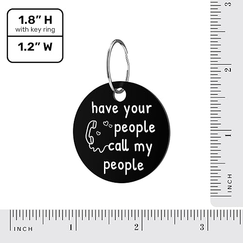 Miniatura 6 de MYLUCKYTAG Placa de identificación personalizada con código QR, acero inoxidable, grabada, identificación de mascota duradera con alertas de perfil