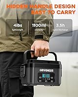 Vista 7 de Cordless Electric Lunch Box for Adults – Battery-Powered Heated Lunch Box Food Warmer with 1.1L Stainless Steel Container, Timer Function