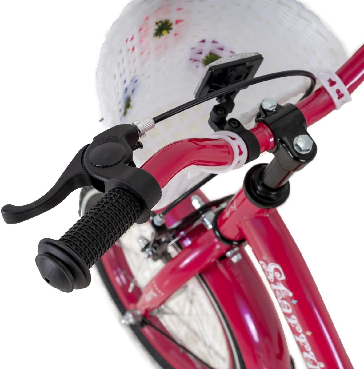 One-Day Sale: Up to 50% Off JOYSTAR 18 Inch Kids Bike with Training Wheels and Basket for Ages 5-8 Years Girls 16 Girl Bicycle for 5 6 7 8 9 Year Kids' Bikes Fuchsia