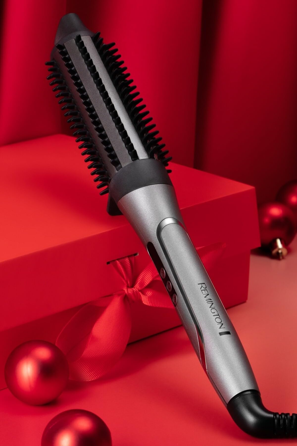 Remington Szczotka termiczna [podgrzewana beczka 38 mm, Intelligent StyleAdapt™ dostosowuje ciepło do włosów] PROluxe You (ceramika i diament, 160 do 210 °C, objętość i podnoszenie korzeni) CB9800