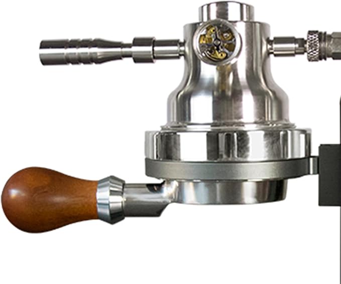 Máquina de Espresso Manual Neumática con Manómetro y Soporte Ajustable miniatura 7
