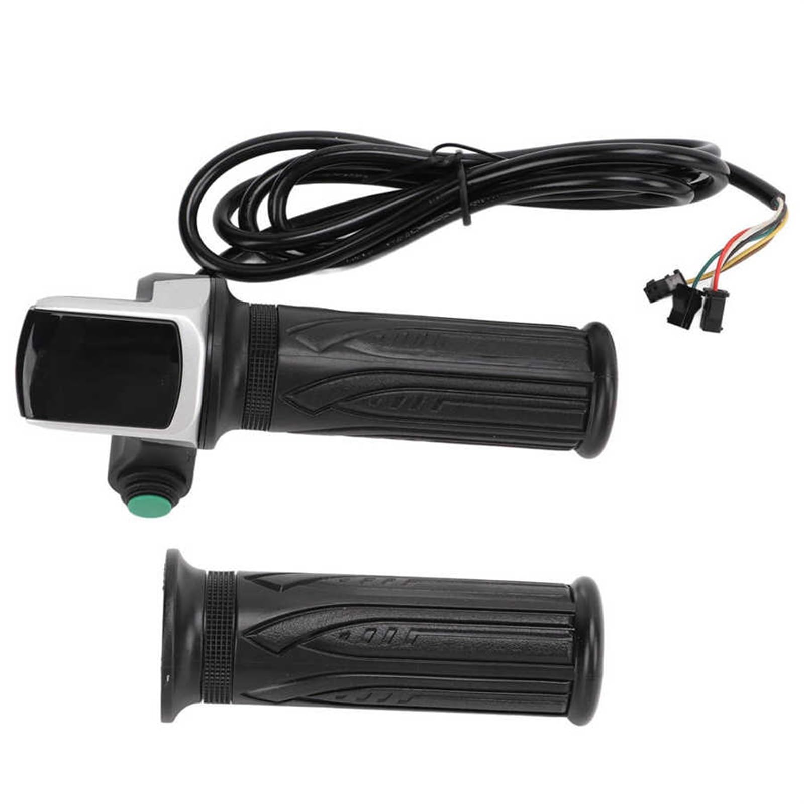 For 24V36V48V Scooter elettrico Acceleratore Manopola Display LCD Con Pulsante Interruttore E-Bike Acceleratore Rotante Manubrio Impugnatura Pannello strumenti monopattino elettrico(36V)