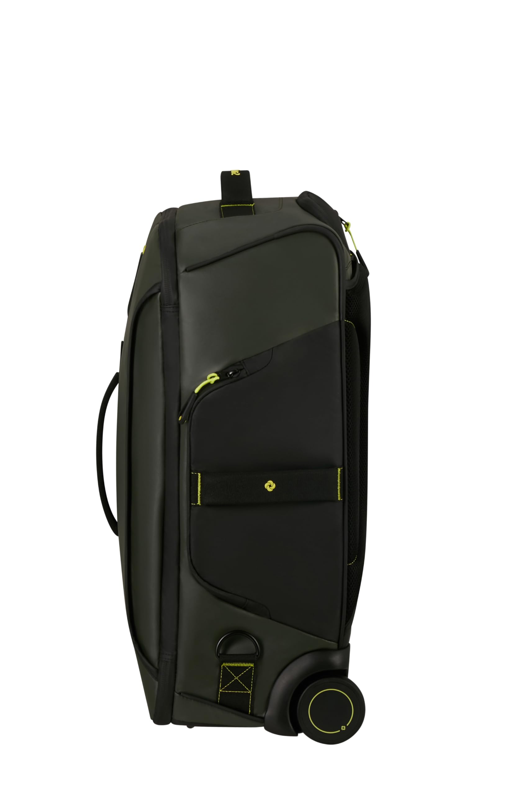 Samsonite Paradiver Light - Bolsa de Viaje con Ruedas y Función Mochila (55 cm), Small, Equipaje de Mano, Repelente al Agua, Ligero, 51L, Verde (Jungle Green)
