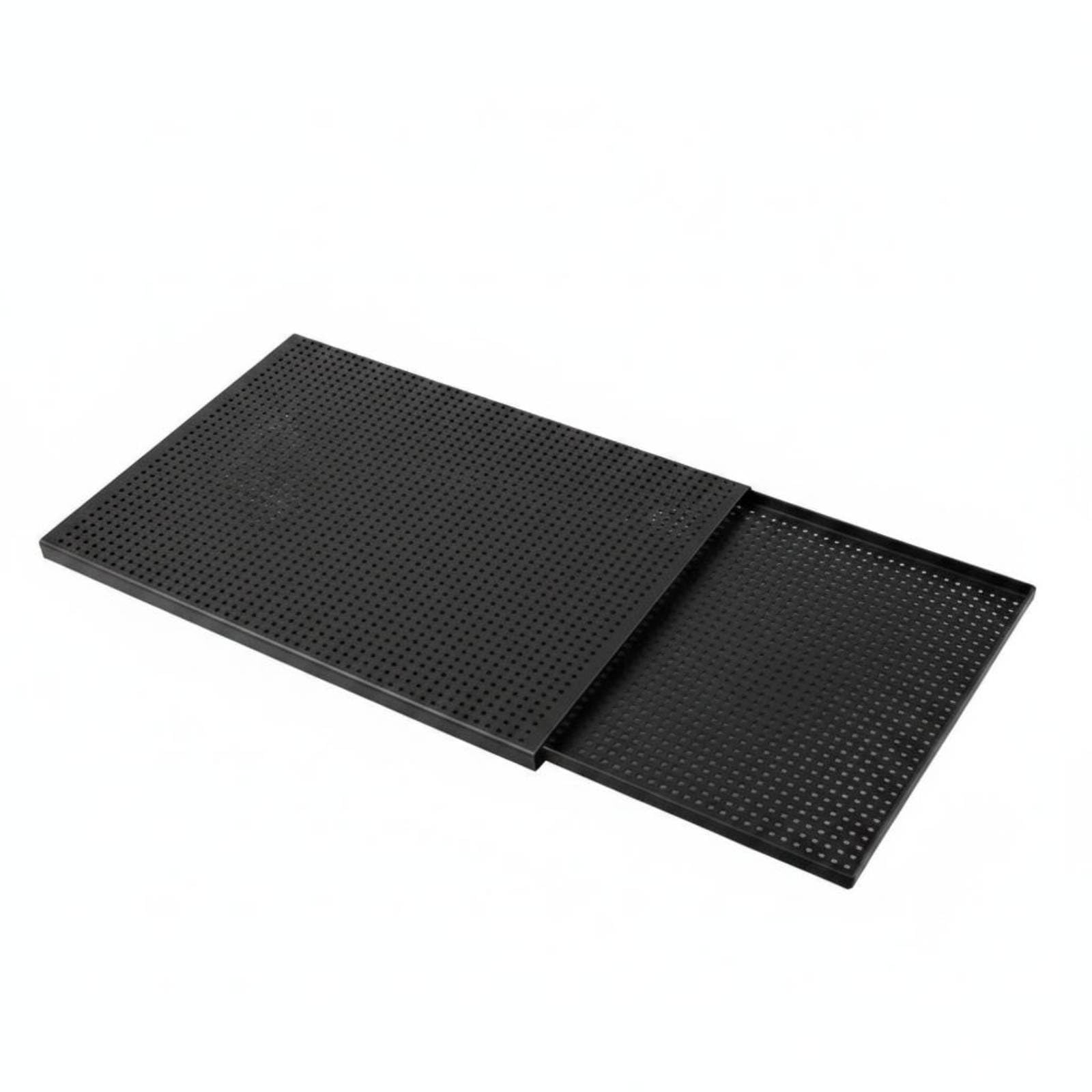 Homyl Backblech Aluminium Backform Ofenblech Speziell mit Lochmuster für Effektive Dampfableitung Und Gebacktextur für Professionelle Küchen Große Backbetriebe, 35x25cm, Hartbeschichtung