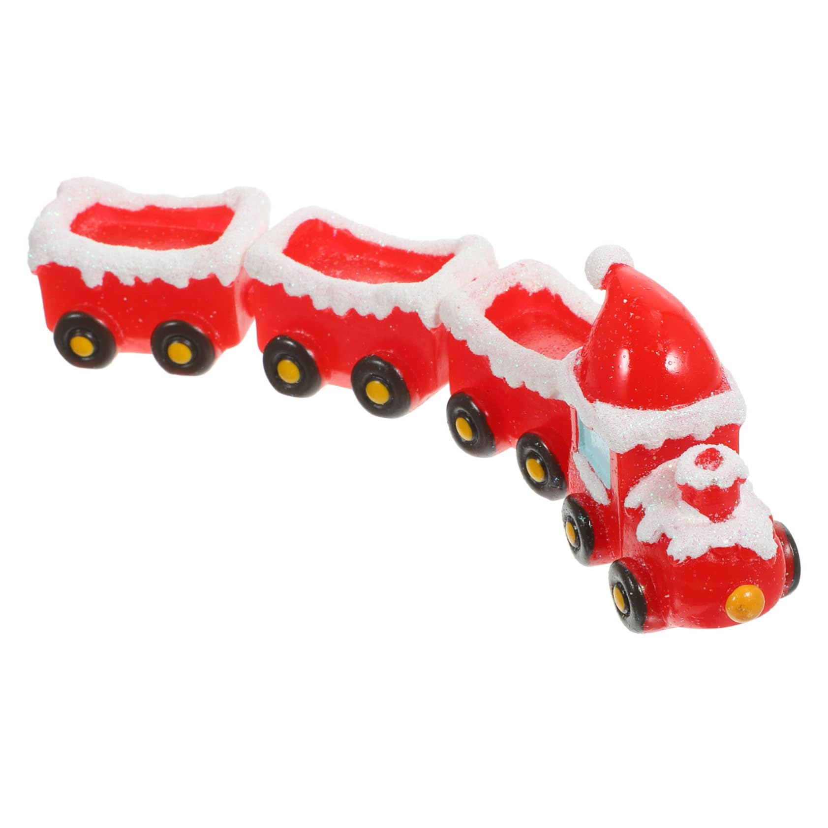 OUNONA 5 Set Ornamenti Del Treno Di Natale Villaggio Cervo Decorazioni Natalizie Per La Casa Delle Bambole Articoli Natalizi Miniature Natività Figurina Scena Nozze Carino Figurine Resina