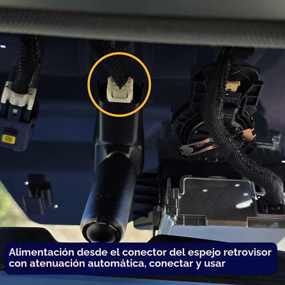 Fitcamx Dashcam 4K Adecuado para Kia EV3 2024 2025 2026(HD2-EV000), OEM Camara para Coche, 2160P UHD Video WIFI, Sensor G, Grabación en Bucle, WDR Dash Cam, Plug&Play, Visión Nocturna, Tarjeta de 64GB