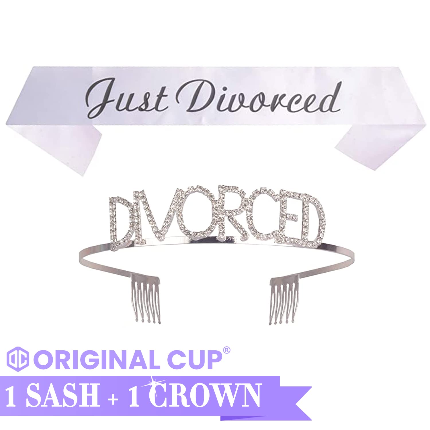 Original Cup Breakup®, Divorce Party Wreath + Scarf, Divorce Party Decorations and Disguises - Image 2