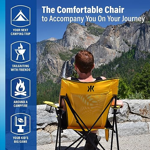 image for Kijaro Dual Lock Portable Camping Chairs - Enjoy the Outdoors with a V