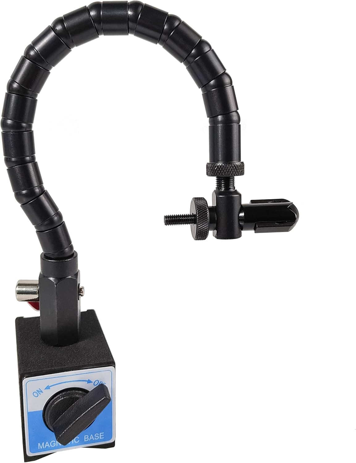 Hardware Factory Store HFS(R) Dial Indicator Magnetic Base Stand with Flexible Arm 13" for Digital Dial Test Indicator Gauge 176lbs/80kg Max Pull