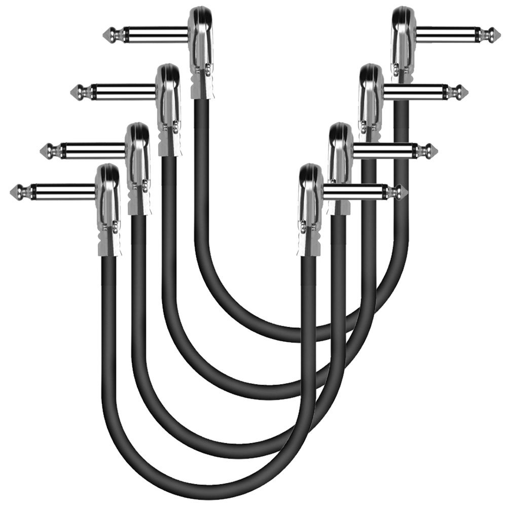 OTraki Patch Cables for Guitar Pedals, Flat Patch Guitar Lead 1Ft 30cm