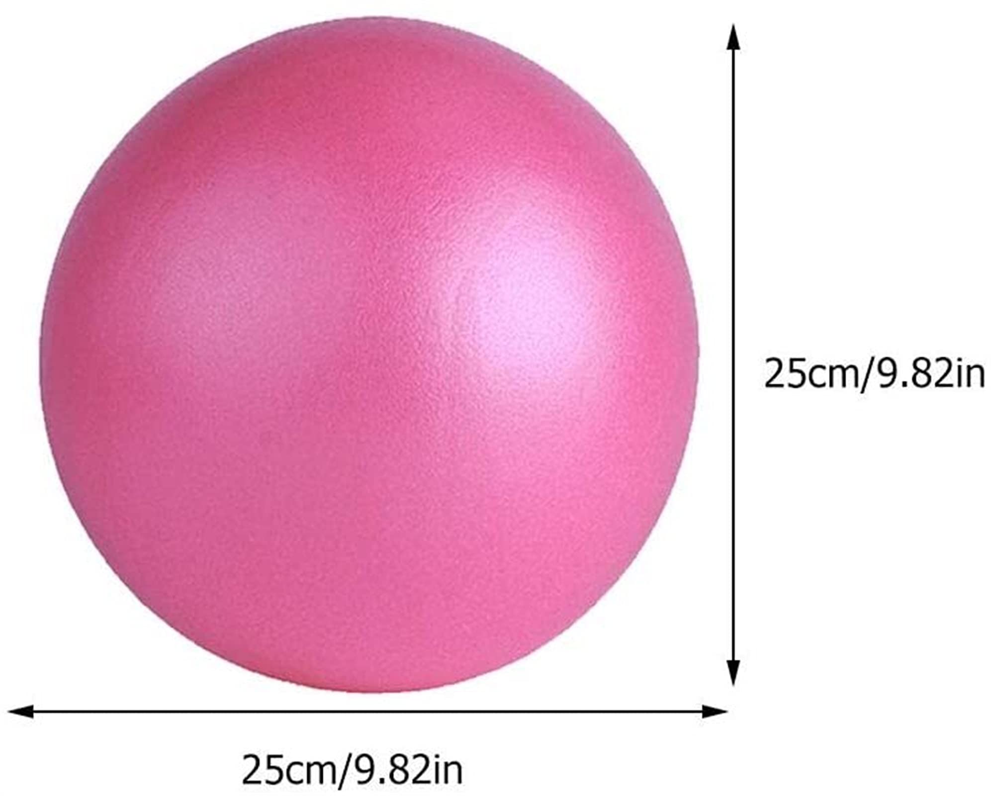 Palla Pilates 25cm Yoga Pilates Balls Kit Kit Esercizio Sfera Addenare Allenamento Palla ausiliaria con Gonfiabile Palloni da Pratica in Miniatura