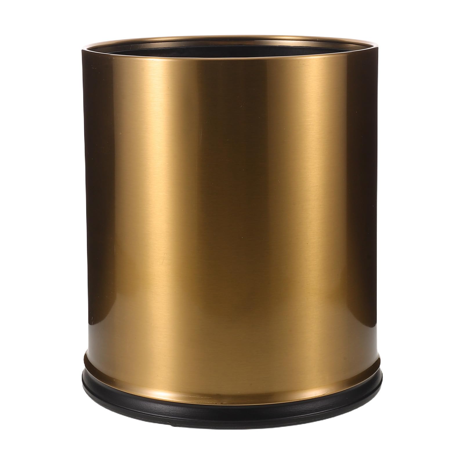 TOYANDONA Papelera de Acero Inoxidable Dorado de 10 L para Cocina y Hotel