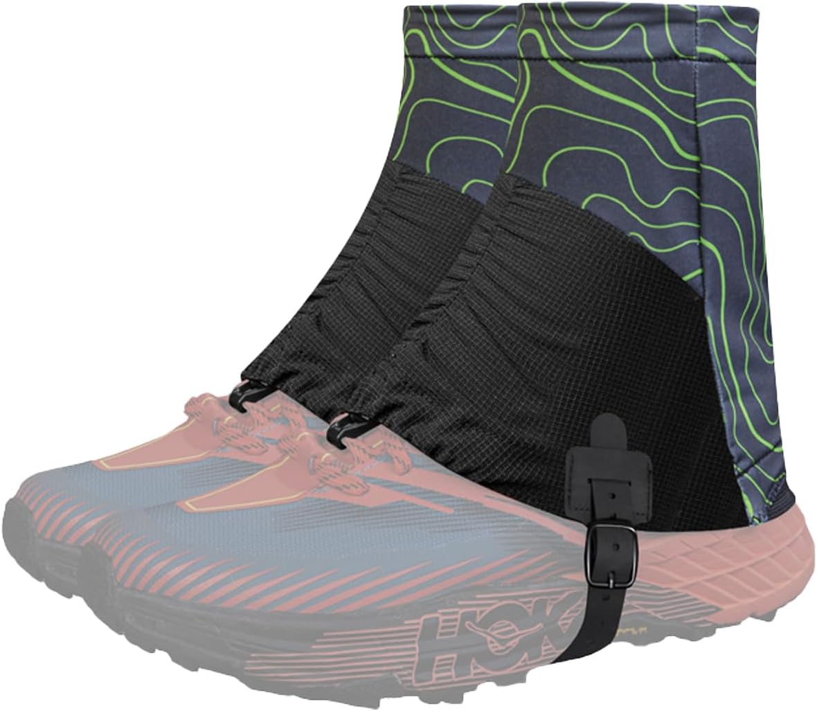 Trail Gaiters, Waterproof Low Shoe Protectors, Adjustable Boots Gators for Hiking & Running – Prevents Debris in Shoes Trail Gaiters, Waterproof Low Shoe Protectors, Adjustable Boots Gators for Hiking & Running – Prevents Debris in Shoes