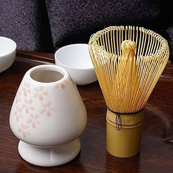 Amazon | 茶道具 茶筅 茶筅立て くせ直し 茶筅休め 陶製 抹茶点