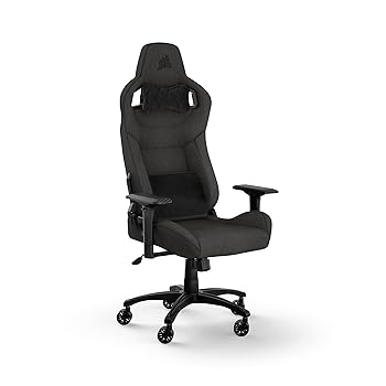 Corsair T3 RUSH Fabric Racing-Inspired Design Gaming Chair, Charcoal