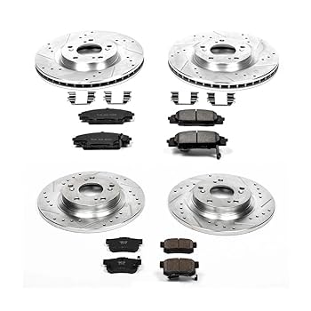 Power Stop K2277 Front and Rear Z23 Evolution Brake Kit with