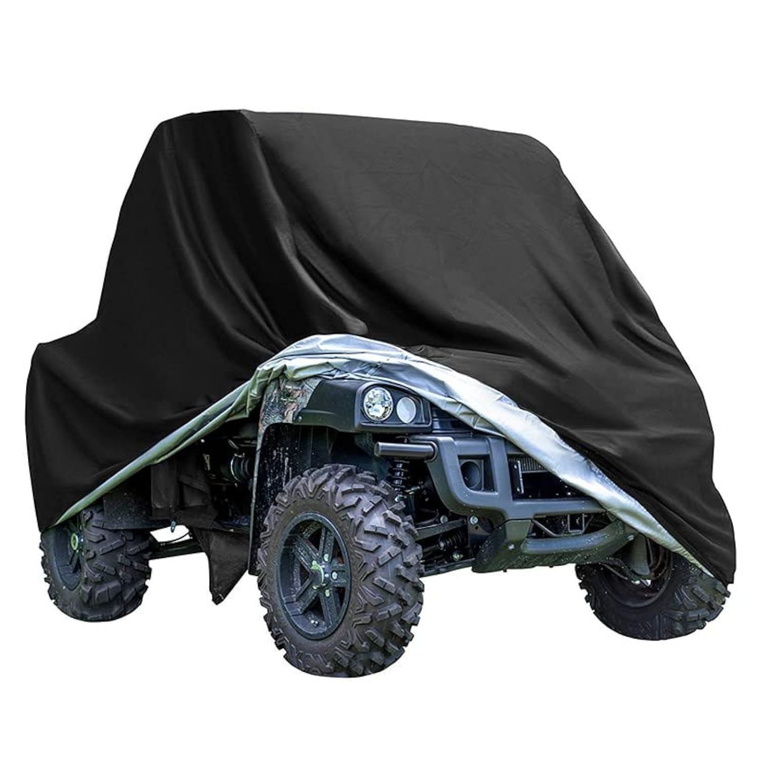 Funda para ATV Quad Moto Grande Exterior Protección 210D Impermeable contra el Polvo a Prueba UV 210 * 120 * 115cm