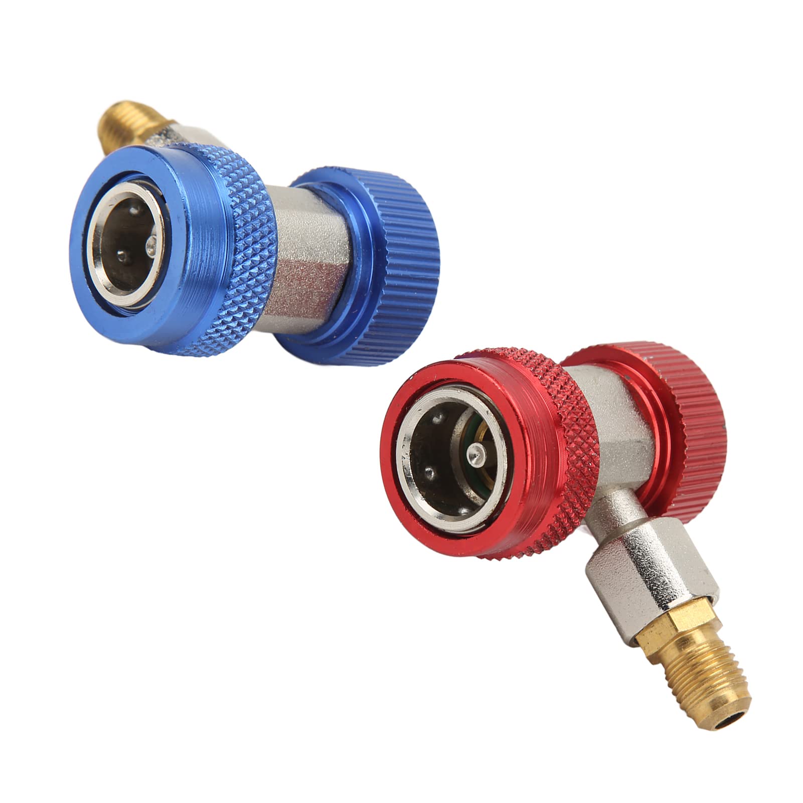 2x R134A AC Condición Acoplador Rápido Conector Alto Bajo A Introducción del Producto Conector Rápido de Gas R 134a Conectores de CA Iautomotive R134A A R134A+gas+12kg Grifo