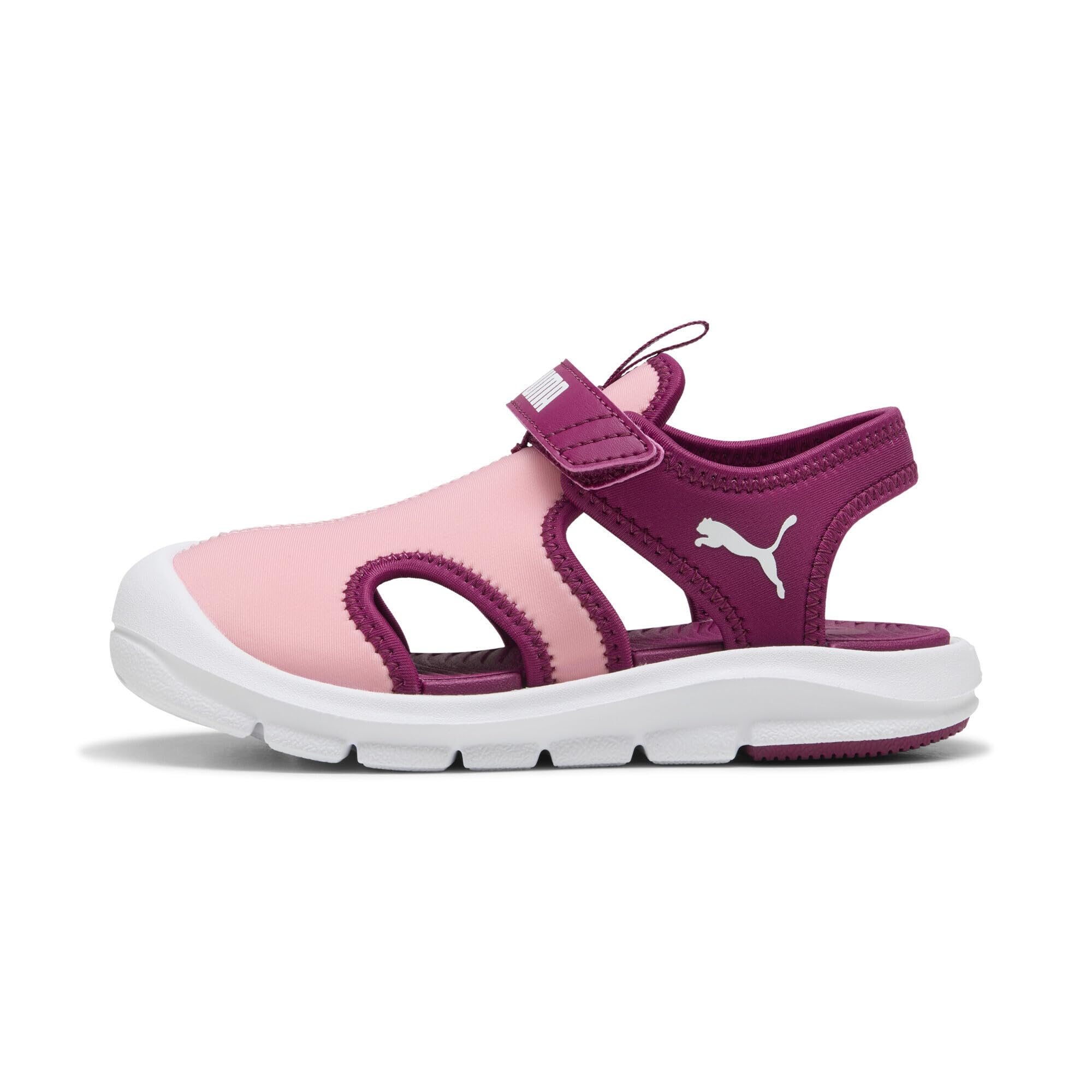 PUMA Fun Racer Sandal V PS, Slide, PINKSCAPE-Berry White, 22 EU