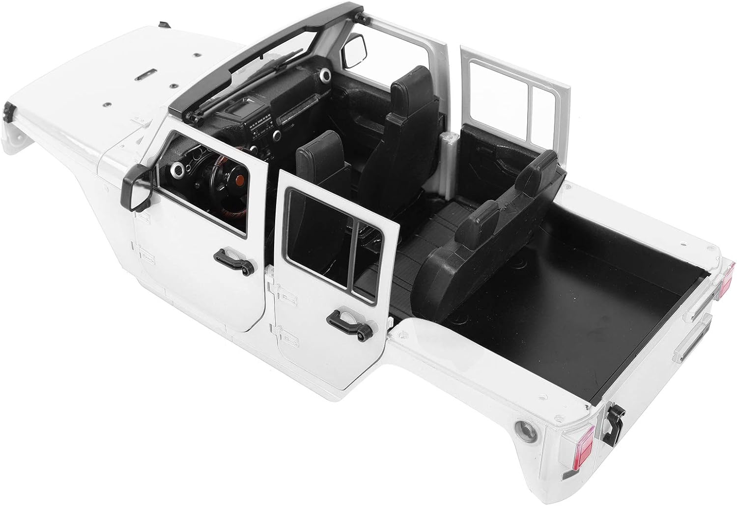 Dilwe RC Car Body Shell, 313mm Wheelbase Open Car Body