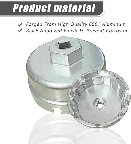 Miniatura 5 de gunhunt 1 llave de filtro de aceite de máquina, filtro de máquina, llave de elemento de filtro, herramienta de filtro de aceite, herramienta de