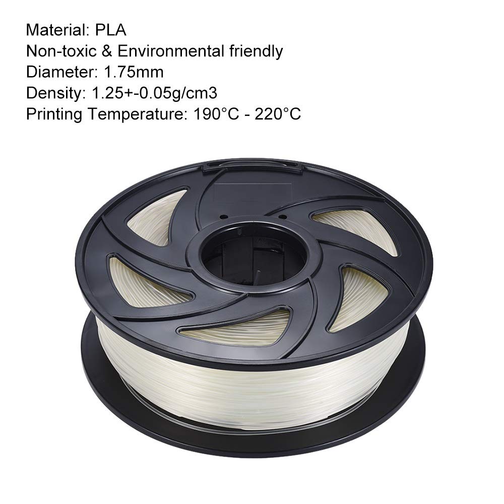 PLA-Filament für 3D-Drucker, 1 kg/Rolle 1,75 mm, für MakerBot Anet 3D-Drucker, 17 Farben optional braun
