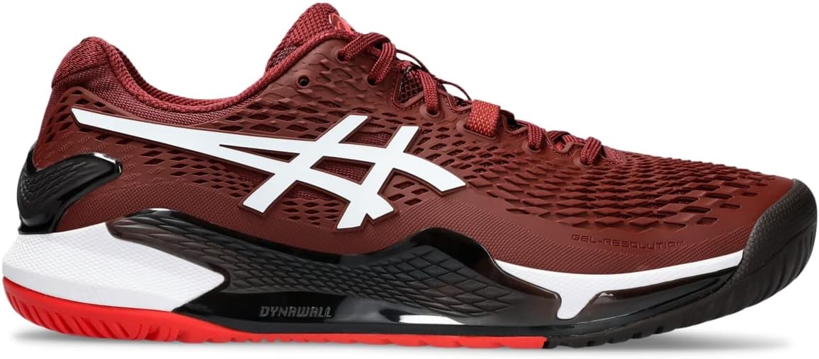  Zapatillas de tenis Asics Gel-Resolution 7 para hombre, Rojo,  6.5 : Ropa, Zapatos y Joyería