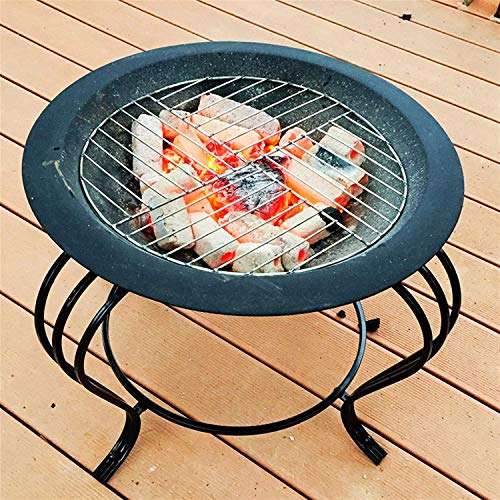 Fire Pits Outdoor Fire Pit Fire Pit Outdoor Fire Tables, Charcoal Barbecue Grill, Natural Wood Heating Fire Pit Bowl, – Image 4