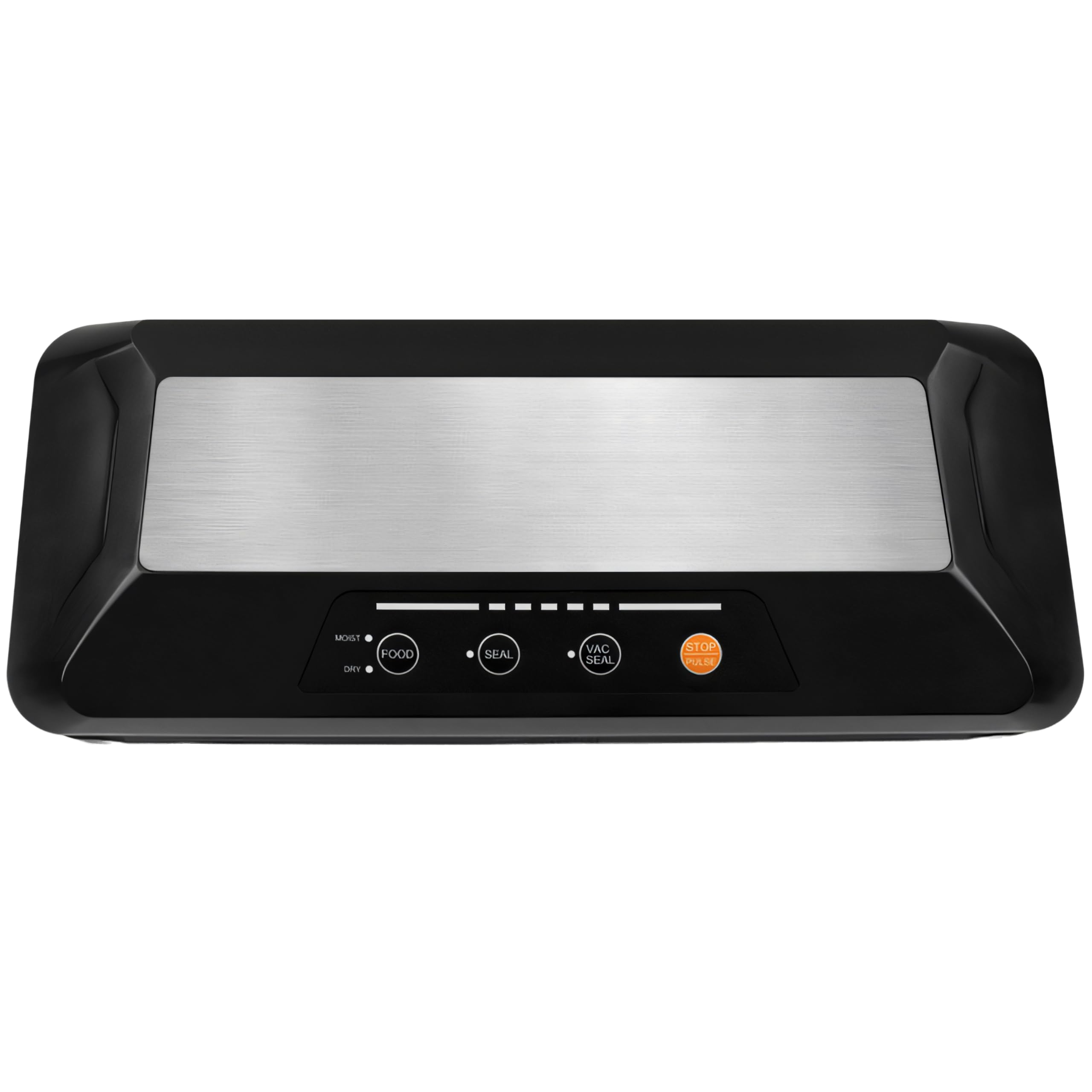 Retoo Zgrzewarka próżniowa, zgrzewarka do folii, moc 110 W, moc odsysania wraz z workiem próżniowym, wężem, do suchej, wilgotnej, żywności, utrzymania świeżości, stal nierdzewna