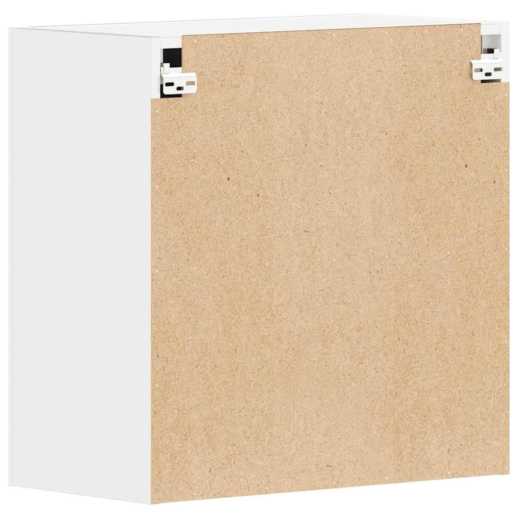 Tomostar Meuble Haut de Cuisine, Armoire Suspendue Cuisine Armoire Suspendue Lyon Blanc 60x31x60 cm Bois d'ingénierie