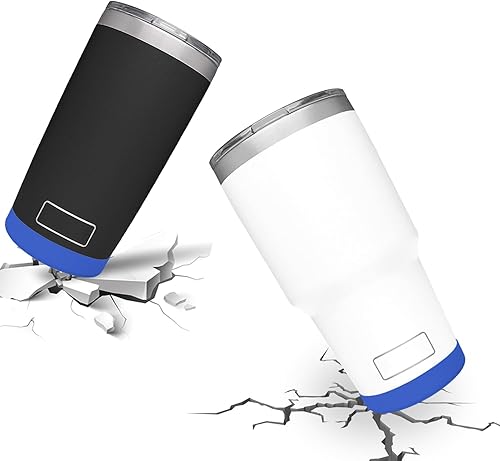 Miniatura 2 de YETI Tumblaer - Funda de silicona para tapa de vaso Tervis de 30 onzas y 20 onzas, protección inferior más segura y menos ruido para accesorios de